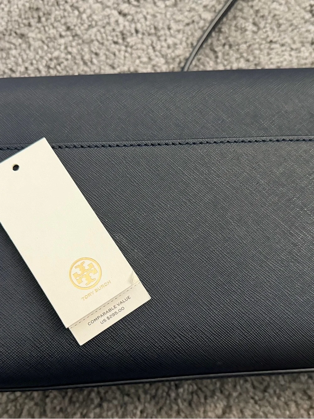 Tory Burch Black Crossbody Wallet on Chain